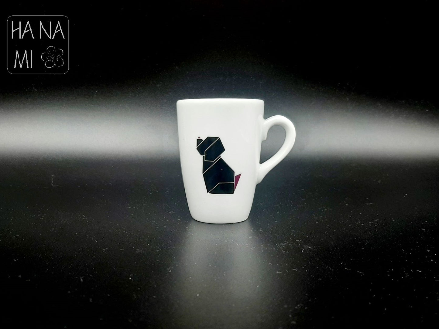 Espresso cup "Origami puppy" 90 ml