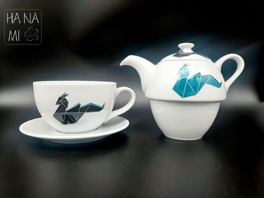 Teeservice „Origami-Drache“