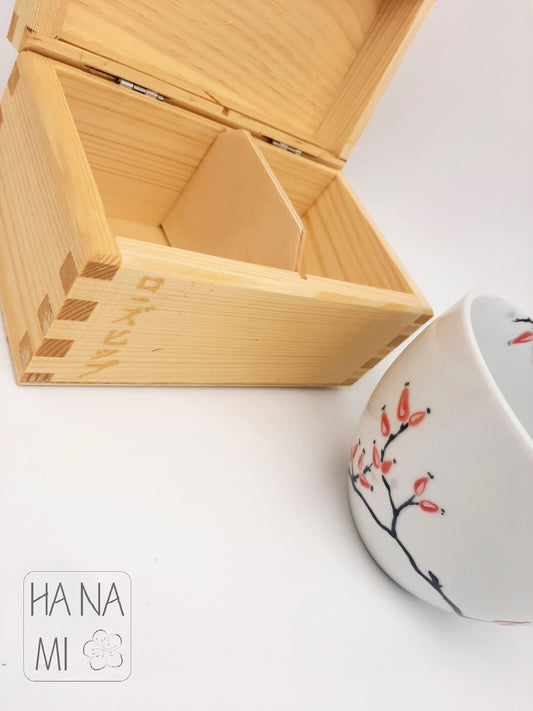 Teedose aus Holz „Hagebuttentee“