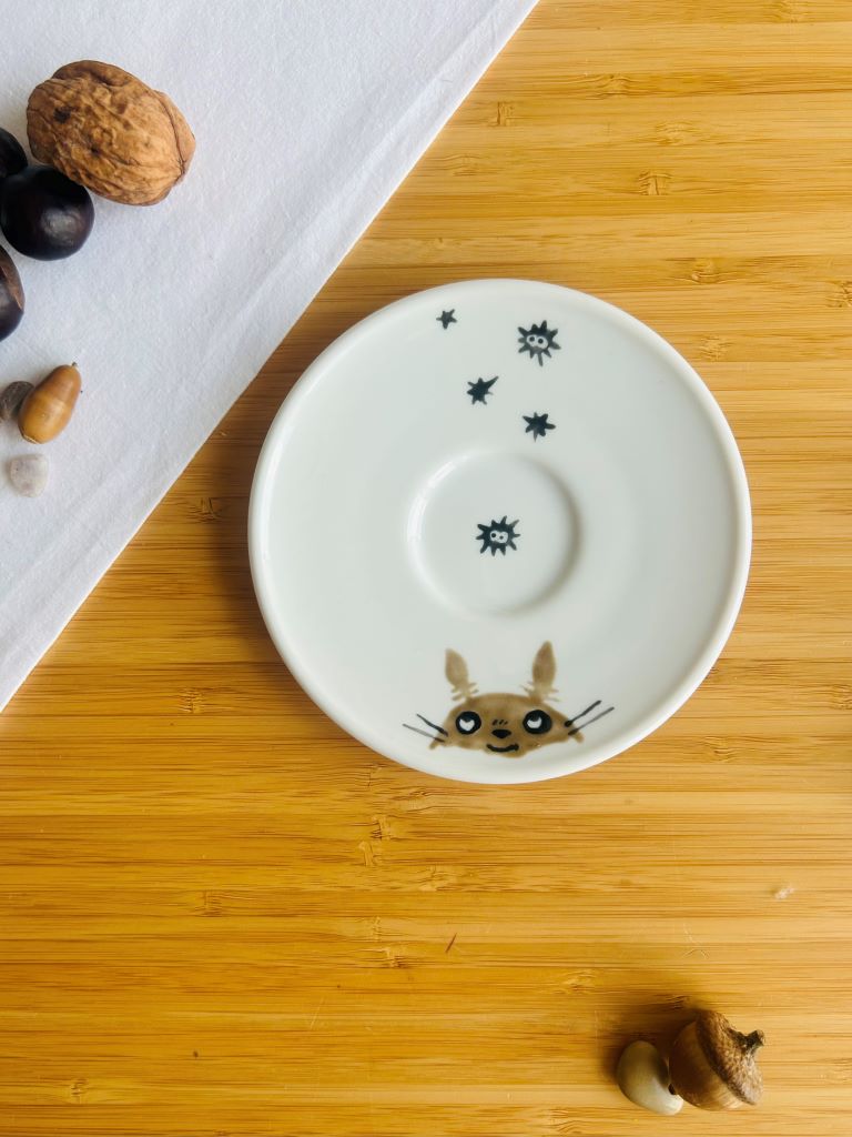 Small Cup with Saucer "Totoro" 90 ml