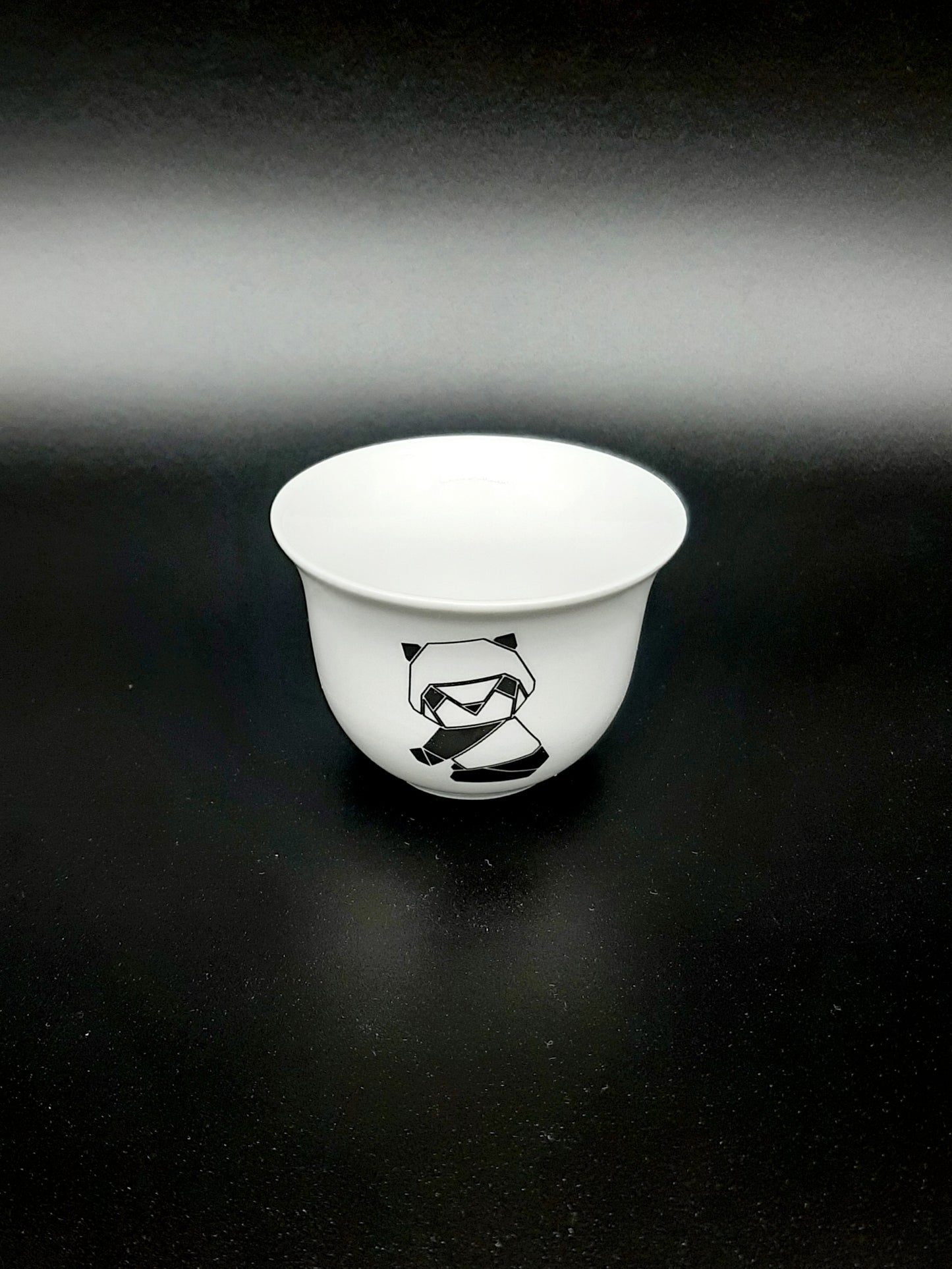 pohárek na saké a čaj "Origami panda" 50 ml