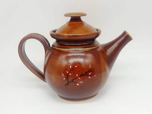 braunes Teeservice „Hagebuttentee“