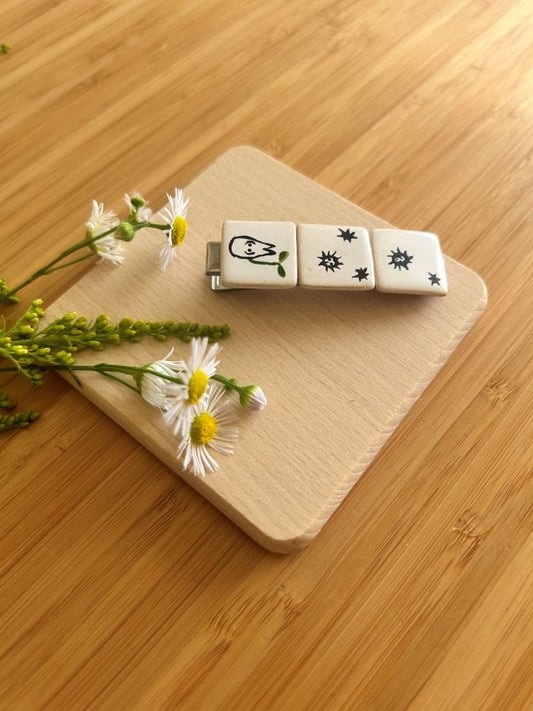 Keramikspange "Totoro"