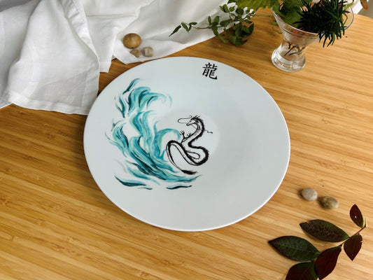 Servierplatte „Drache“ Ø 28 cm
