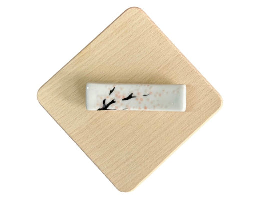 chopstick rest "Morning under the Sakura" 6x1.5 cm
