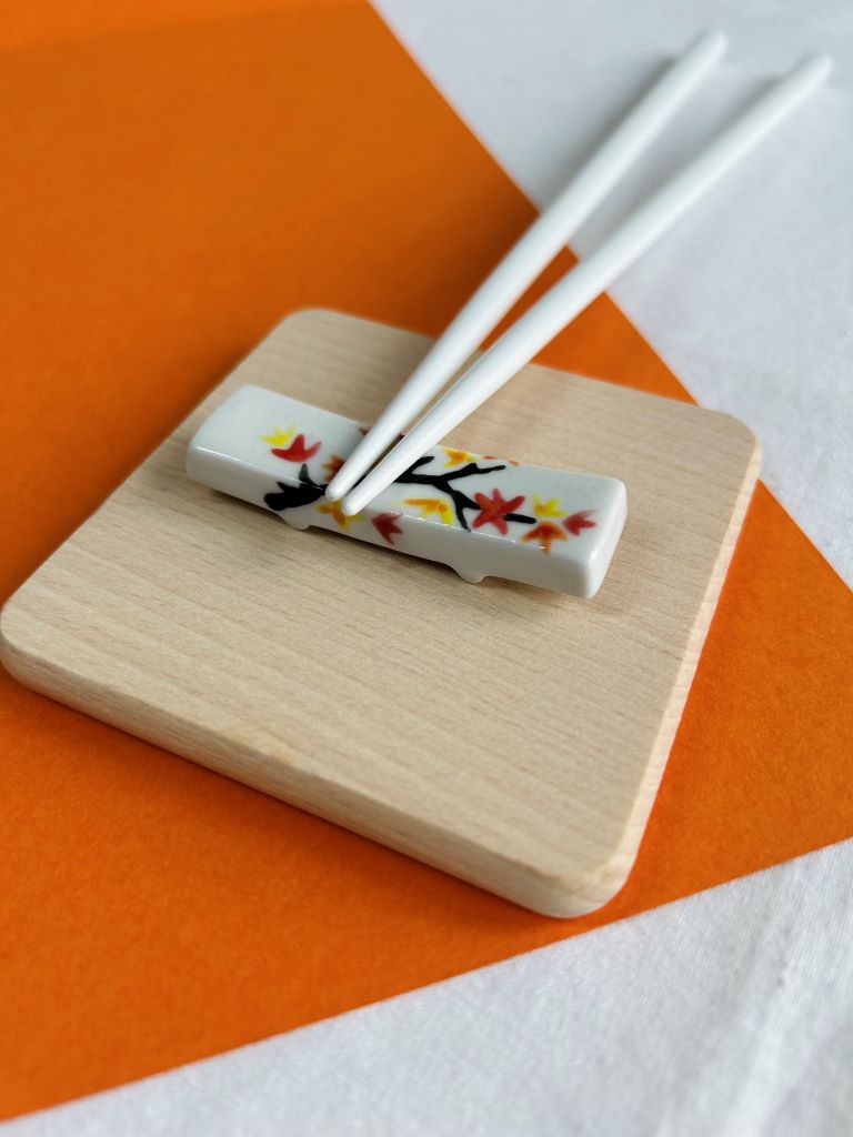 chopstick rest "Autumn Evening" 6x1.5 cm