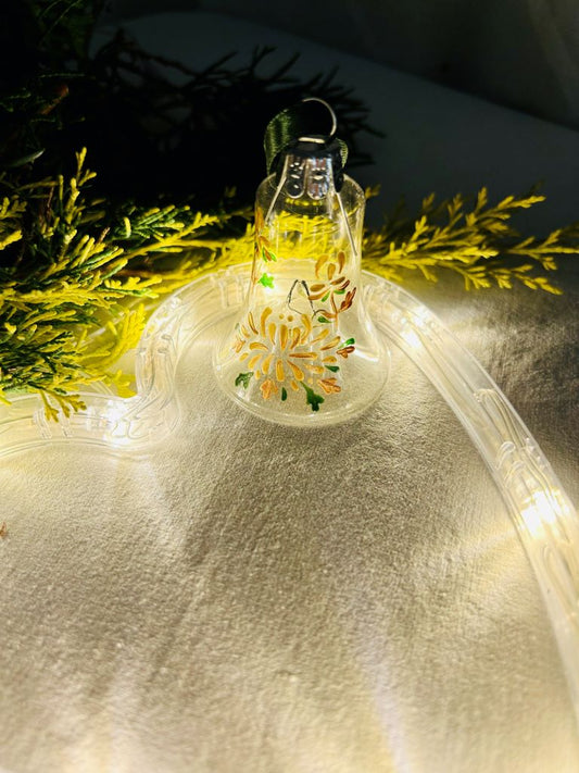 Weihnachtsglocke „Kaiserchrysantheme“ 7 cm