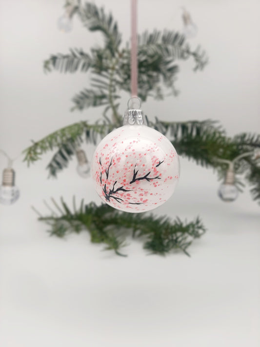 Weihnachtskugel "Morgen unter Kirschblüten" 6 cm
