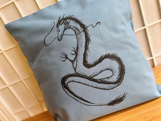 "Dragon" pillowcase, blue, 40x40 cm