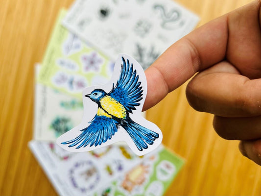 "Spring Japan" stickers colorful