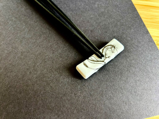 Stäbchenablage „Drache“ 6x1,5 cm