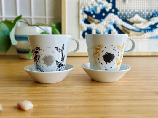 Teeservice „Seejuwelen oder Koi-Karpfen mit Mond“