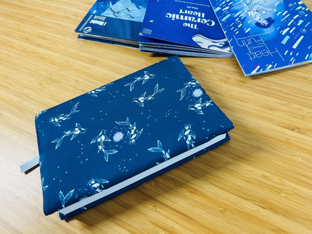 book cover "Lake Jewels or Koi Fish with the Moon" small