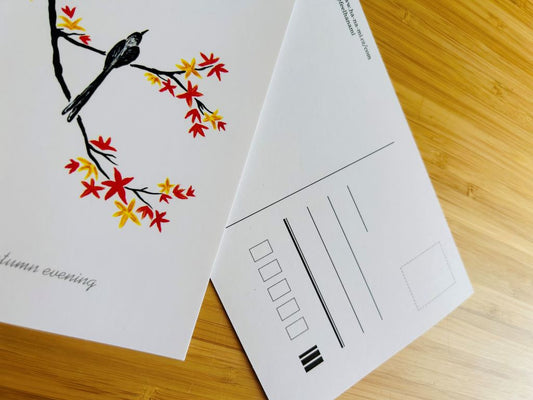 Postkarte "Herbstabend" A6