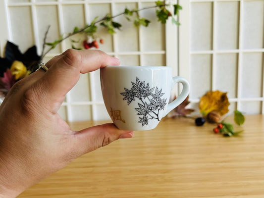 Espressotasse "Javory" mit Gold 90 ml