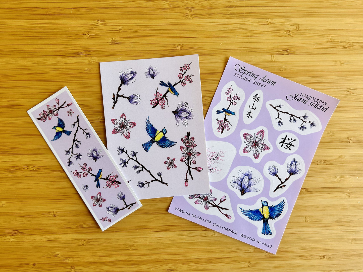 Gift set "Spring Japan" paper