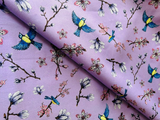 Kleines Tuch „Frühlings-Japan“ 52x52 cm