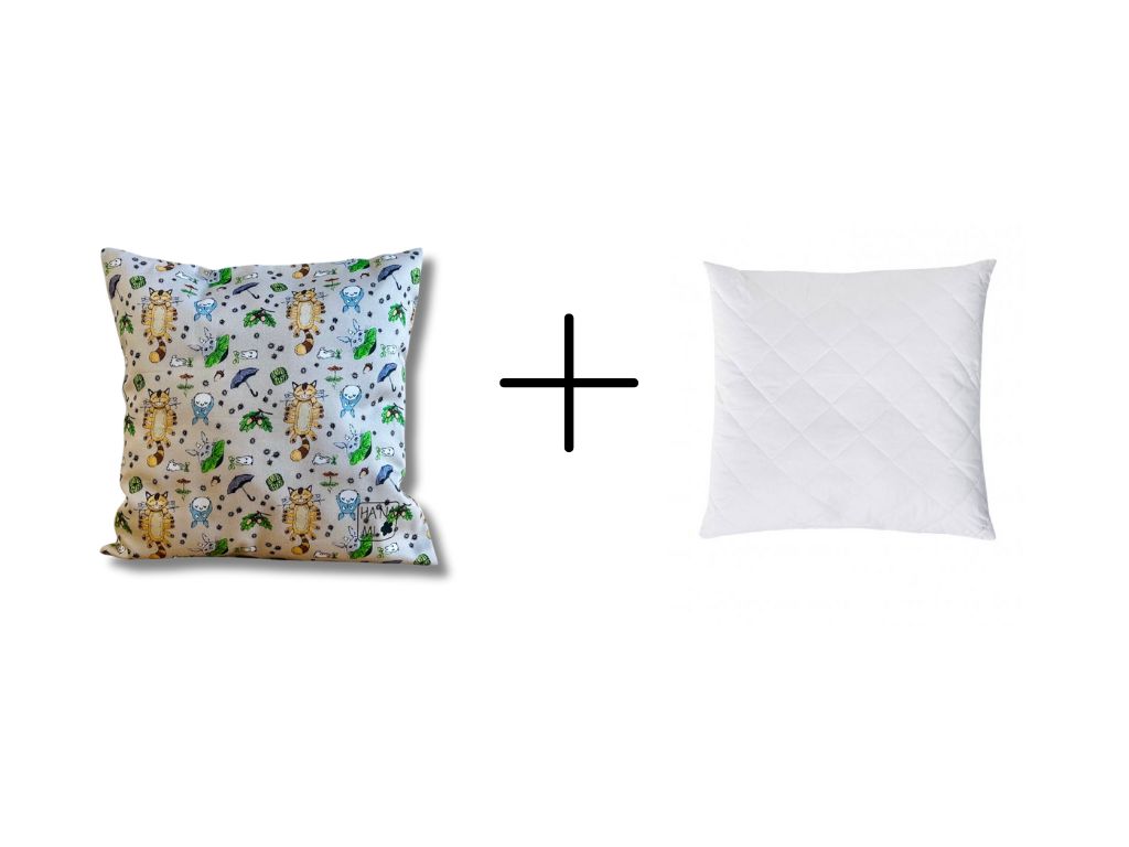Pillowcase "Totoro and other forest spirits"