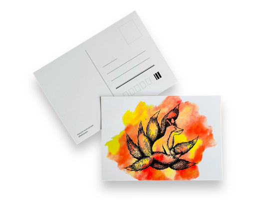 Postkarte "Kyuubi no Kitsune" A6