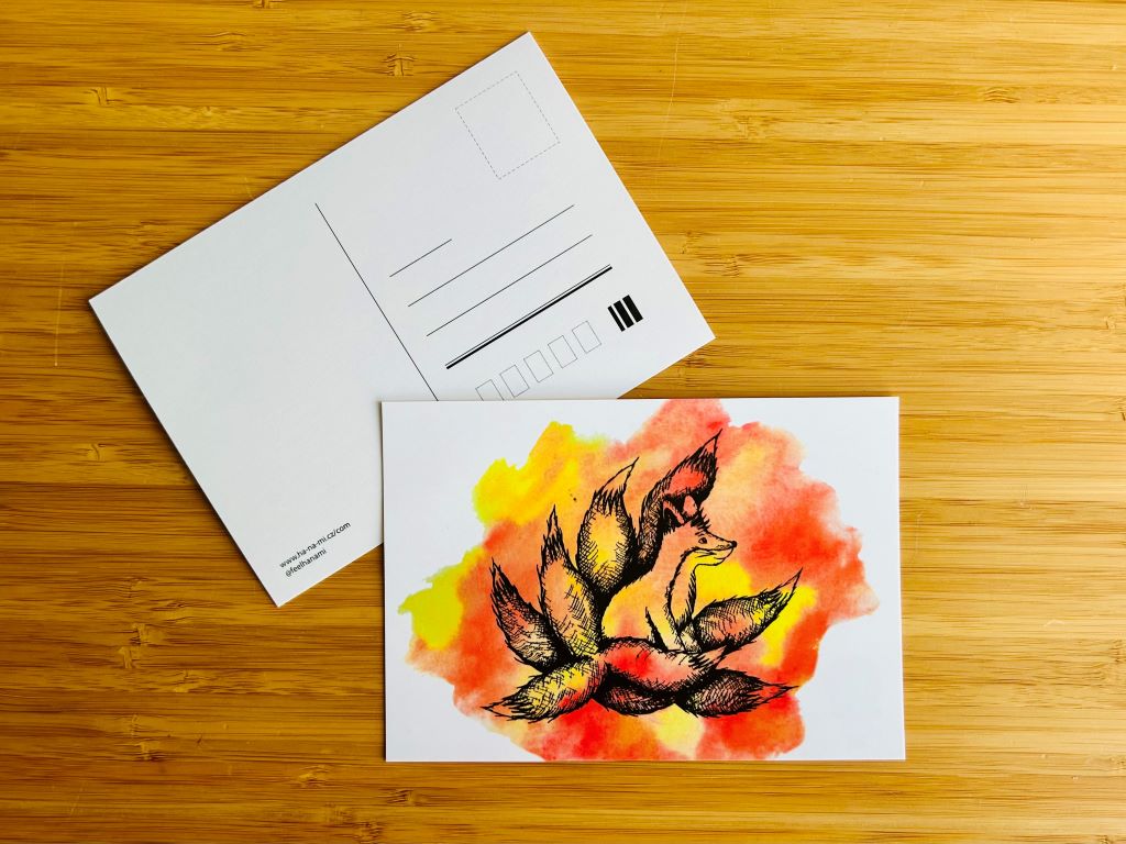 Postcard "Kyuubi no Kitsune" A6