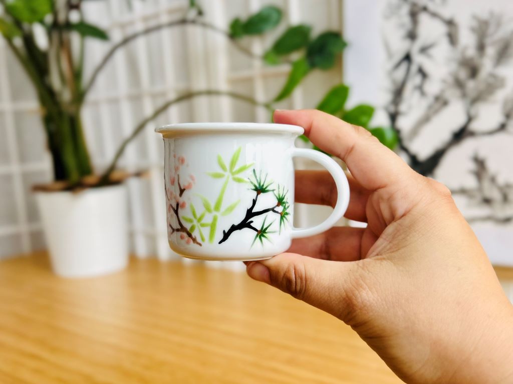 Espresso cup "Three Friends of Winter" 100 ml