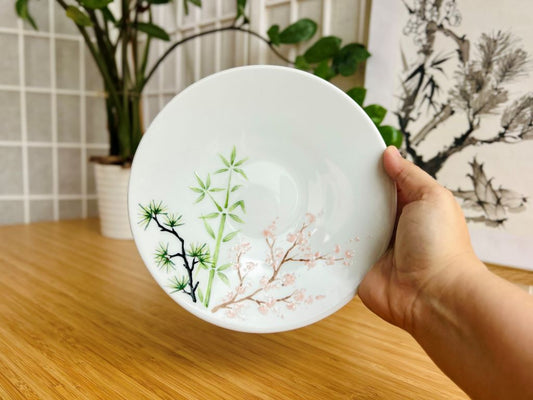 Dessert plate "Three Friends of Winter" diameter 20 cm