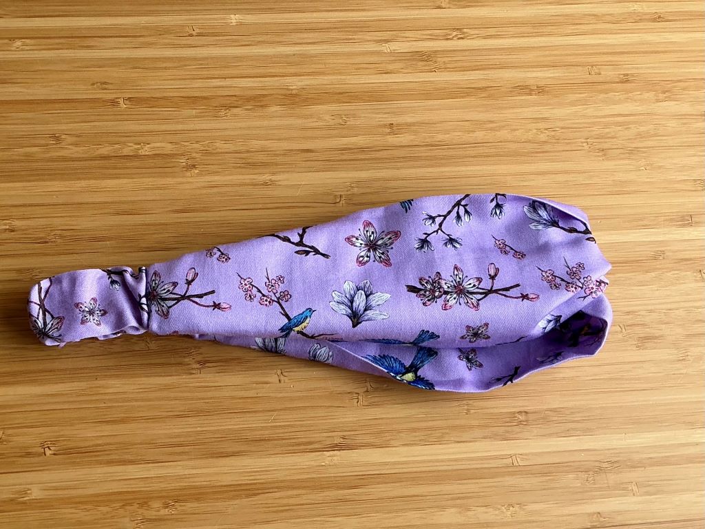 Stoffstirnband „Frühlings-Japan“ mit Gummizug