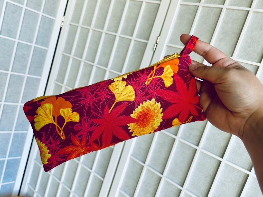 pencil case "Park in Autumn Colors"