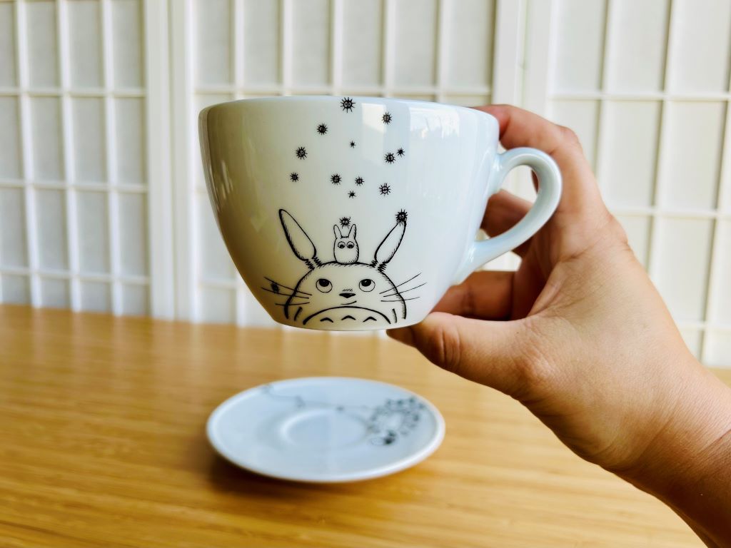 Tasse mit Untertasse „Totoro und Katzenbus“ 350 ml