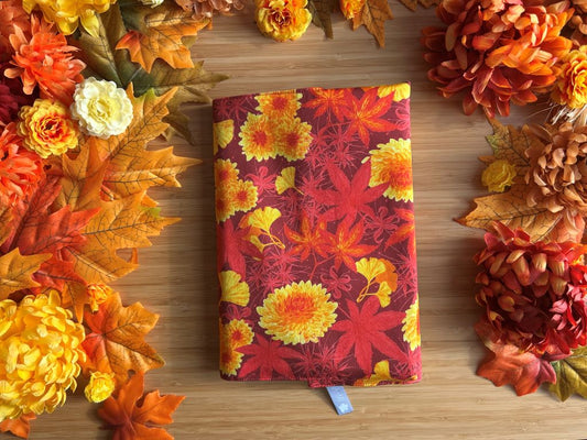 Bucheinband "Park in Herbstfarben" groß