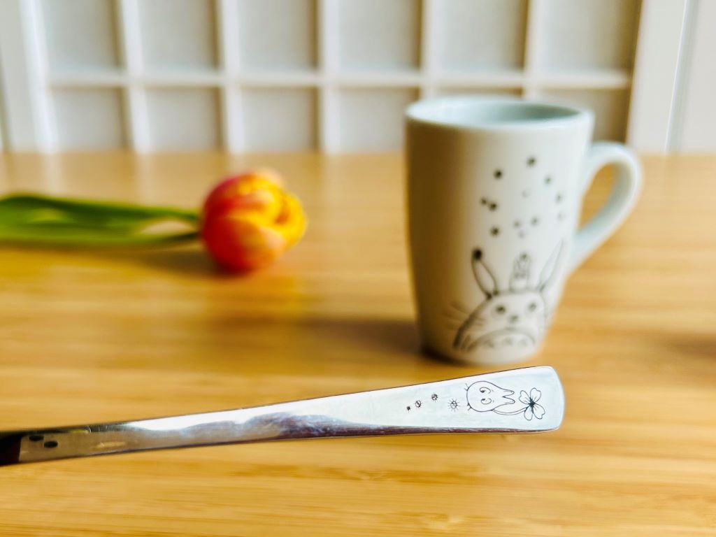 sada miska kulatá + lžička "Totoro"