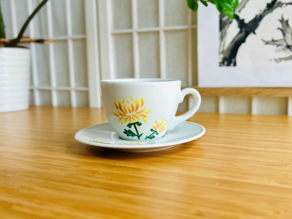 Cup with saucer "Imperial Chrysanthemum" 200 ml
