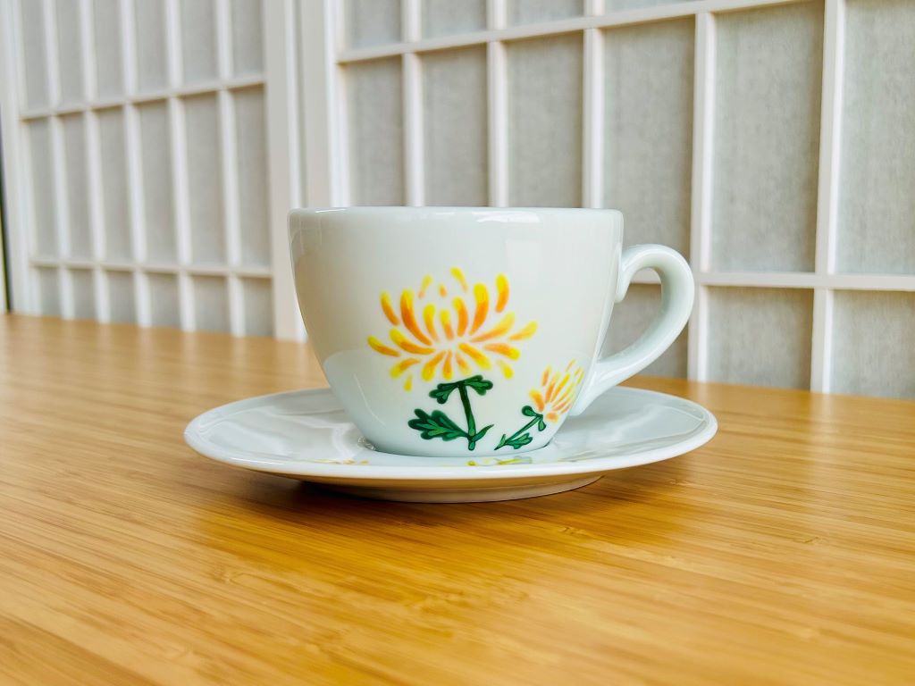 Cup with saucer "Imperial Chrysanthemum" 200 ml