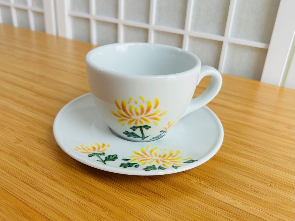 Cup with saucer "Imperial Chrysanthemum" 200 ml