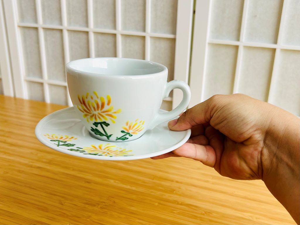 Cup with saucer "Imperial Chrysanthemum" 200 ml