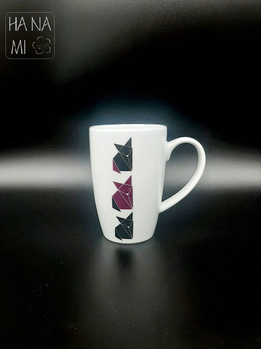 Tall mug "Origami Fox" 380 ml