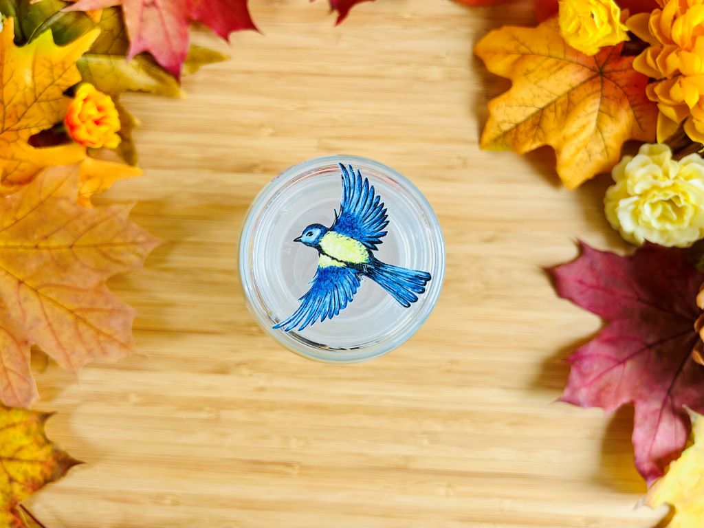 Glass jar "Spring Japan"