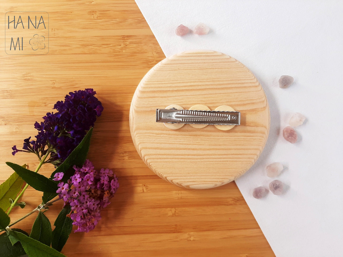 ceramic buckle "Morning under the Sakura"