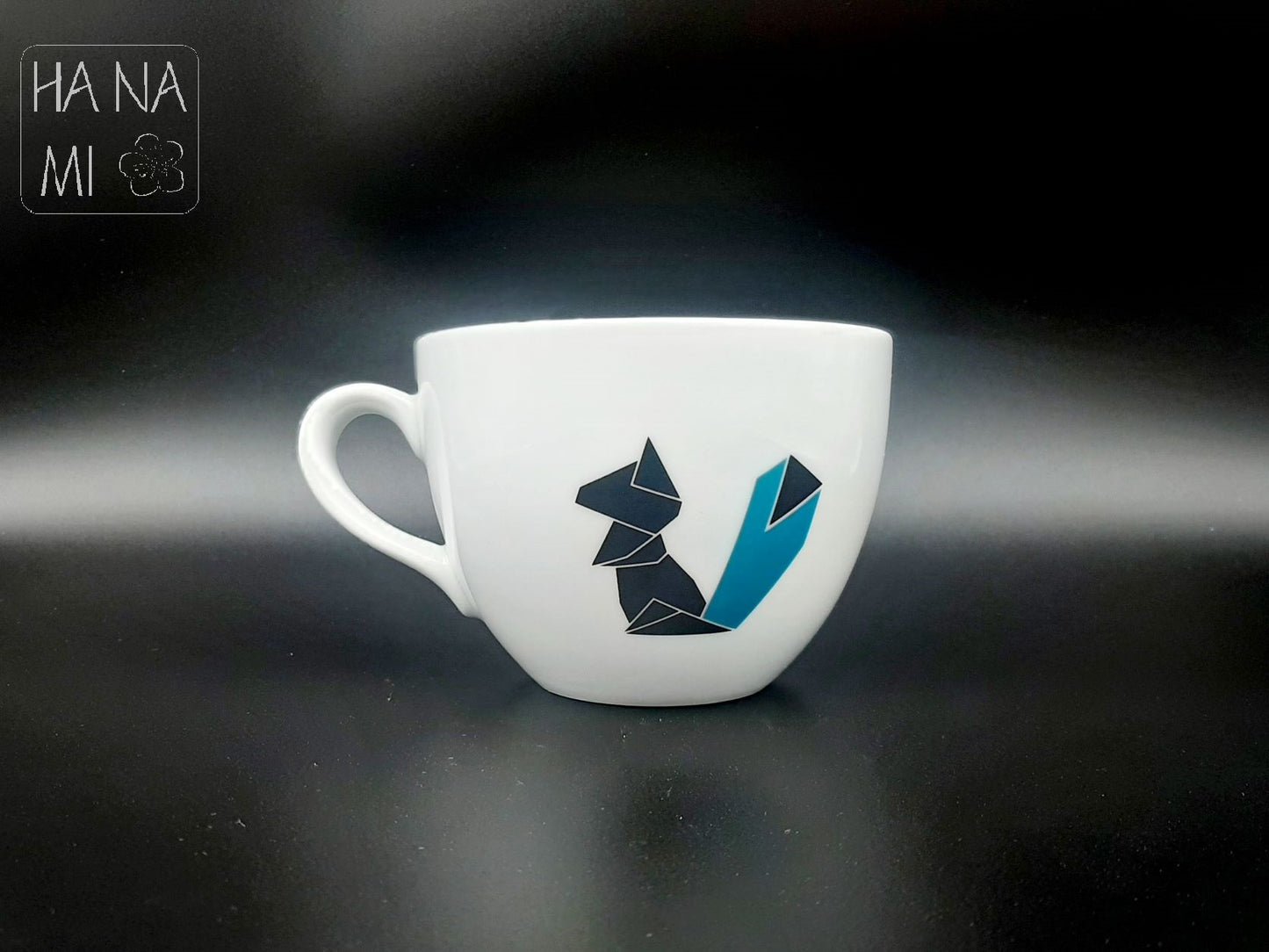 hrnek široký "Origami veverka" 480 ml