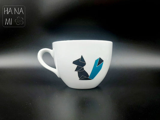 Mug wide "Origami Squirrel" 480 ml