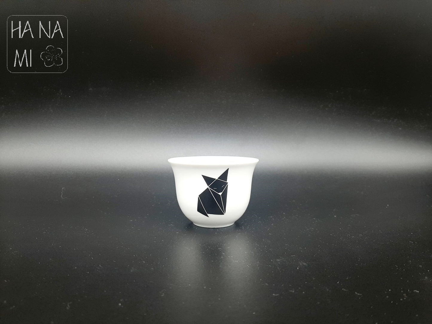 pohárek na saké a čaj "Origami liška" 50 ml