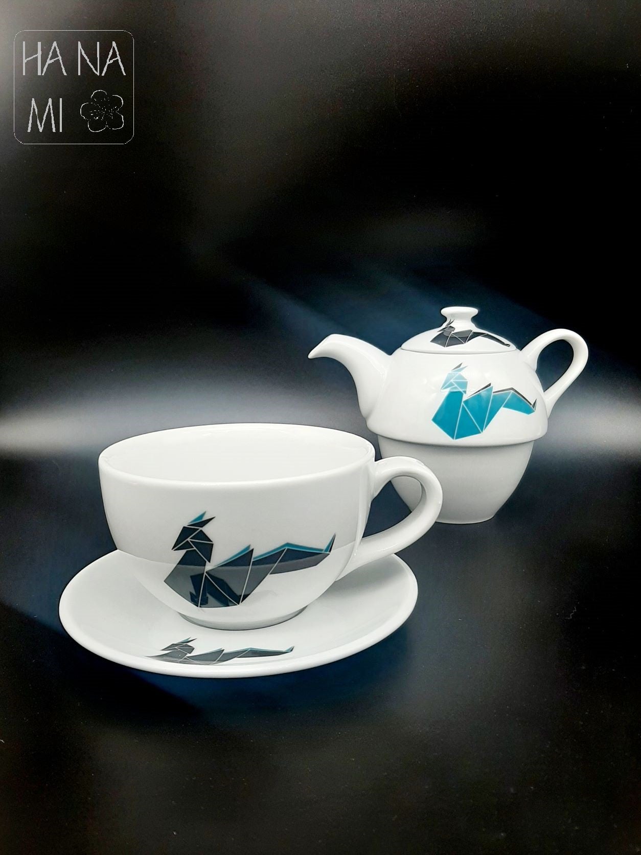Teeservice „Origami-Drache“
