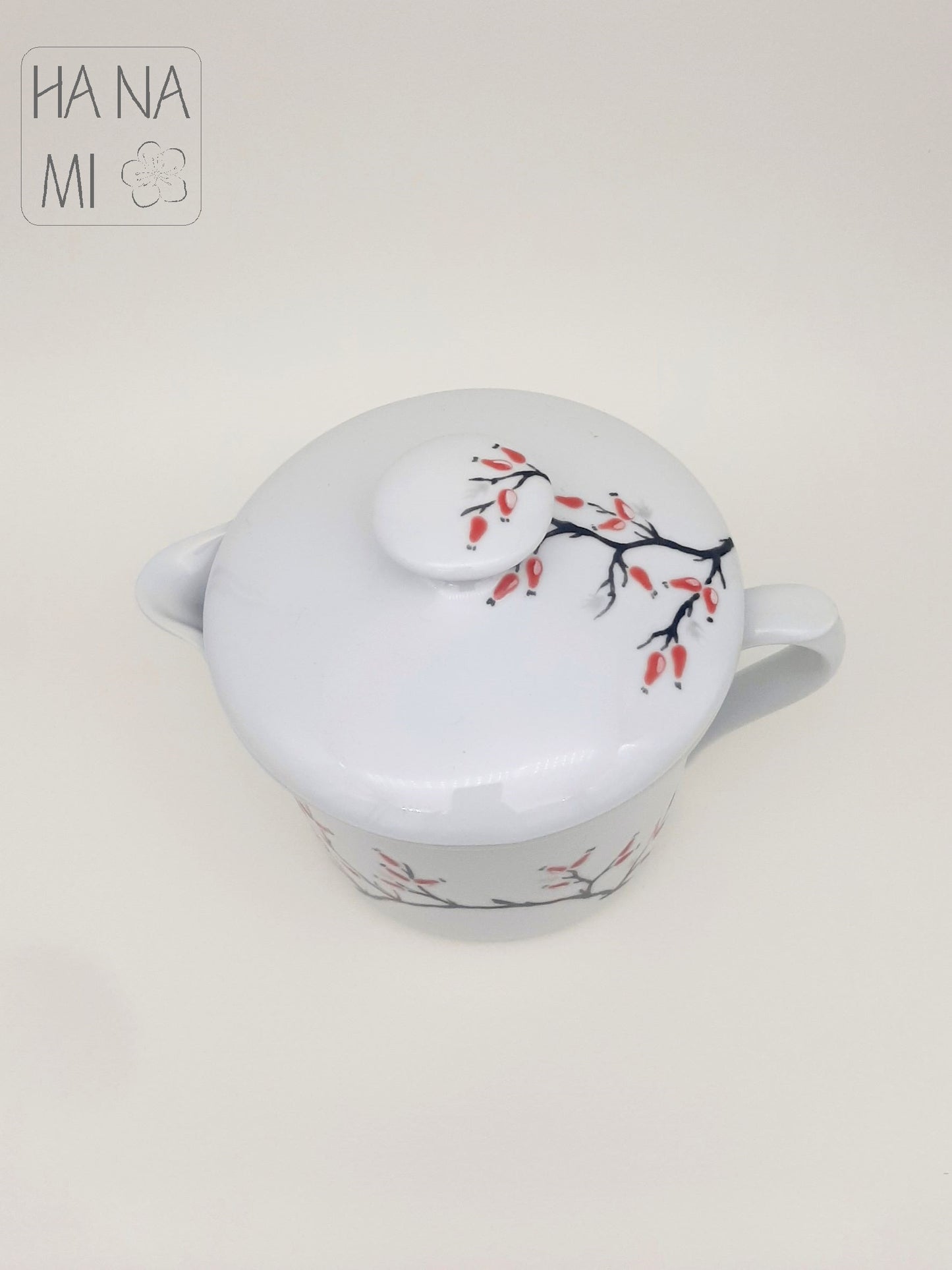 Rosehip tea mug, large, with spout and lid, 900 ml