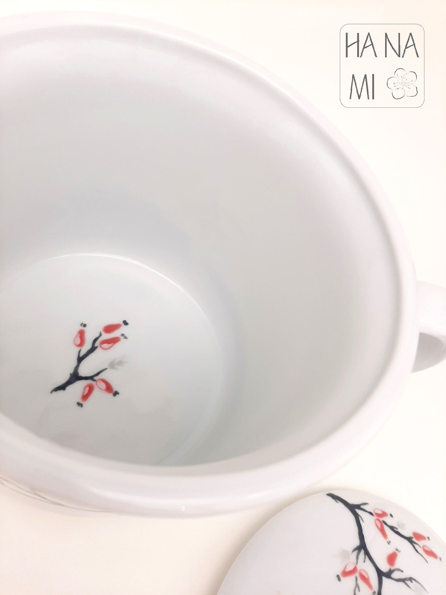Rosehip tea mug, large, with spout and lid, 900 ml