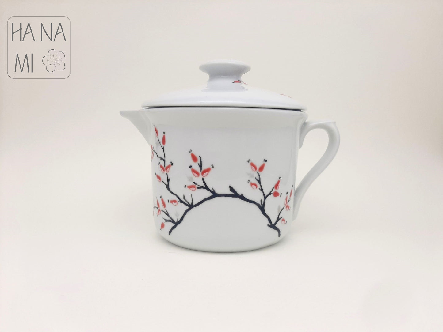 Rosehip tea mug, large, with spout and lid, 900 ml