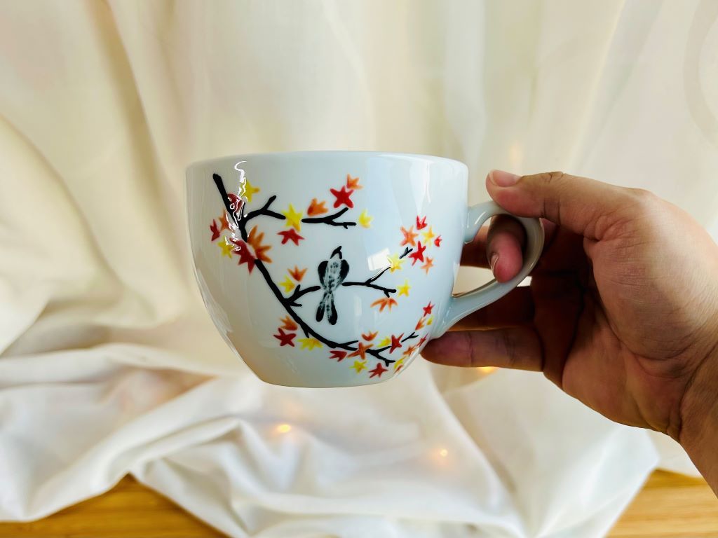 Mug wide "Autumn Evening" 480 ml