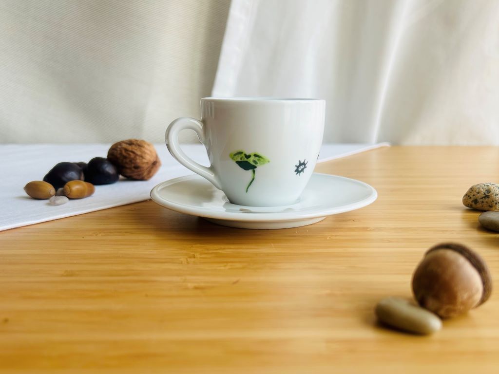 Small Cup with Saucer "Totoro" 90 ml
