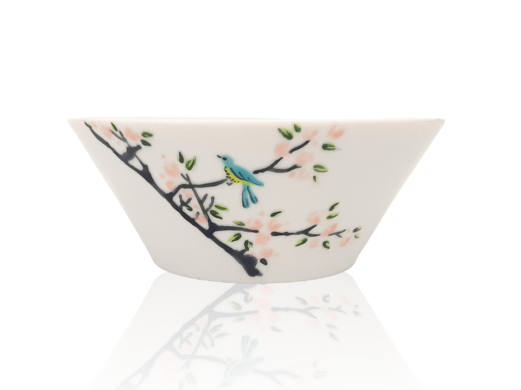 Bowl "Bird on a Sakura Tree" 350 ml