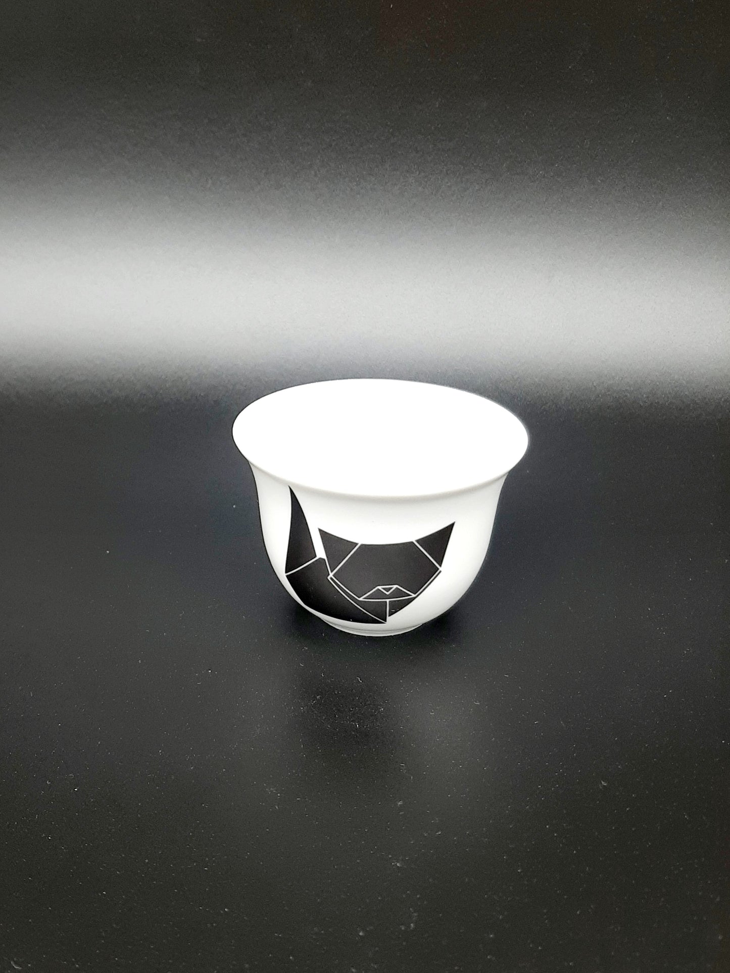 Sake and tea cup "Origami Cat" 50 ml
