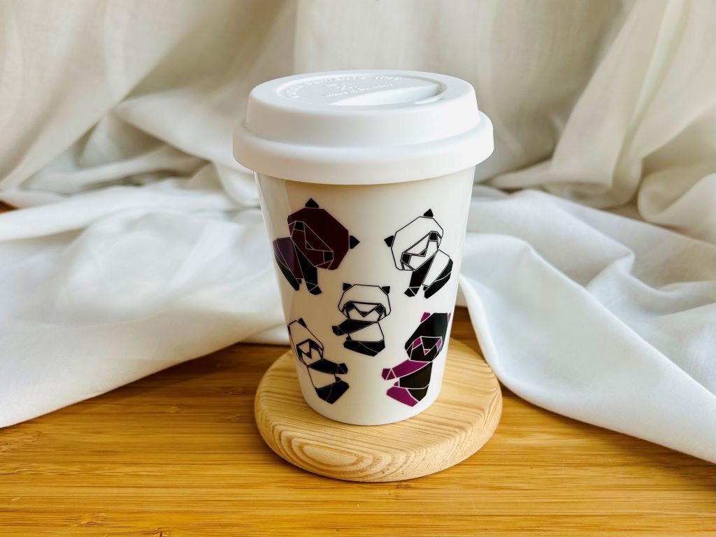 hrnek To Go "Origami panda" 300 ml